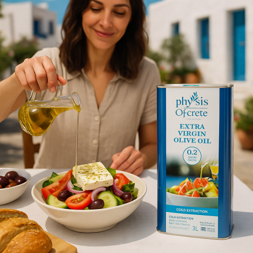 Physis of Crete oliwa extra virgin łagodna do sałatek 3l – zdjęcie 5