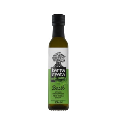 Terra Creta Oliwa Extra Virgin infuzowana Bazylia 250 ml