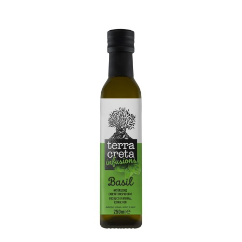 Terra Creta Oliwa Extra Virgin infuzowana Bazylia 250 ml