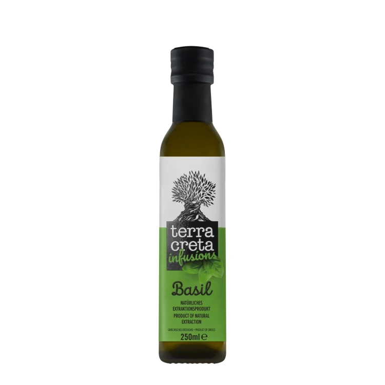 Terra Creta Oliwa Extra Virgin infuzowana Bazylia 250 ml