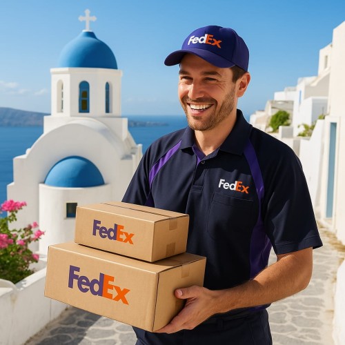FedEx przesyłka kurierska do 24,9kg GR-PL lub PL-GR