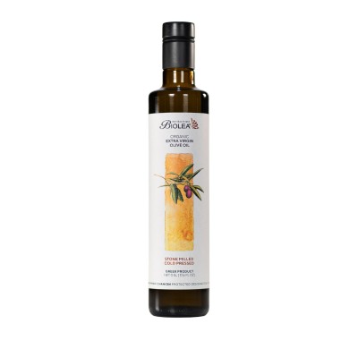 Biolea oliwa extra virgin tradycyjnie tłoczona kamiennymi żarnami PDO Chania 500ml BIO (NMR: Suma 786 mg/kg , Index D1 223 mg/kg)
