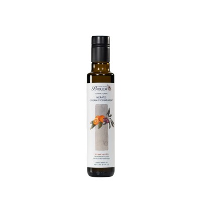 Biolea Neratzi oliwa extra virgin tradycyjnie tłoczona kamiennymi żarnami z pomarańczami PDO Chania 250ml BIO