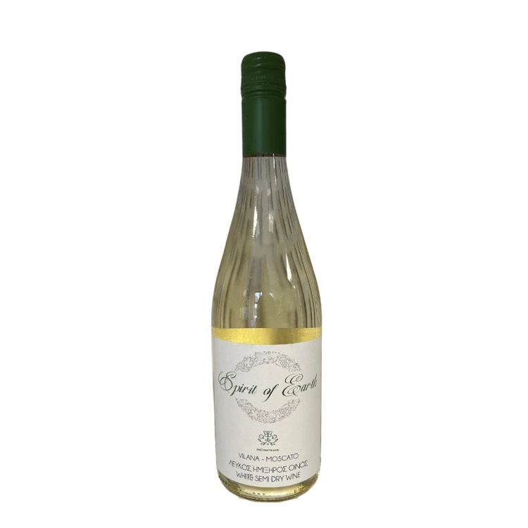 Pnevmatikakis wino białe półwytrawne z Krety Spirit of Earth (Vilana & Moscato) 750ml