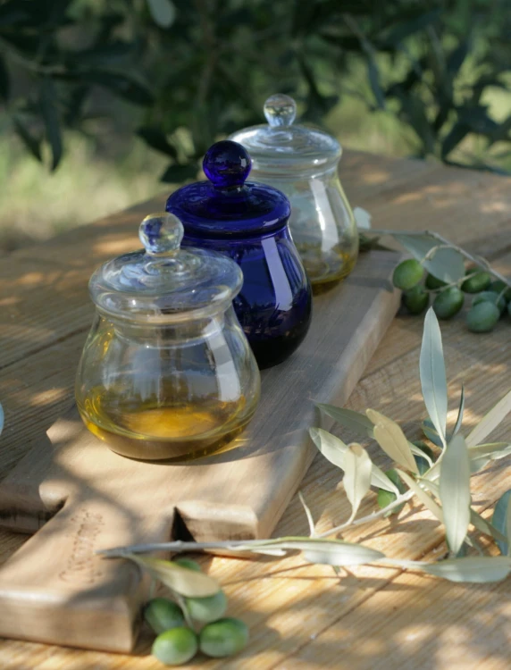 Fara taca do degustacji oliwy drewno orzech 34x10cm – zdjęcie 2