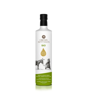 Cretan Mythos oliwa wczesnego zbioru extra virgin 500ml BIO