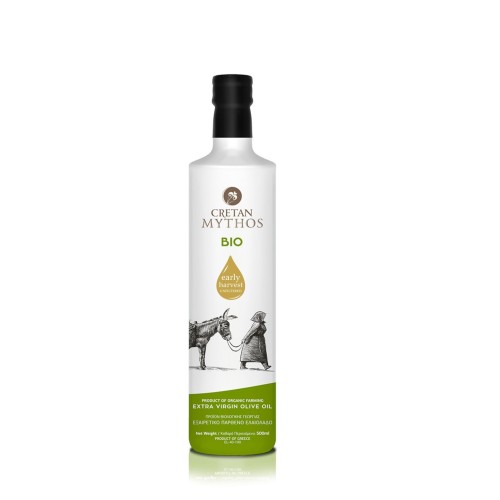 Cretan Mythos oliwa wczesnego zbioru extra virgin 500ml BIO