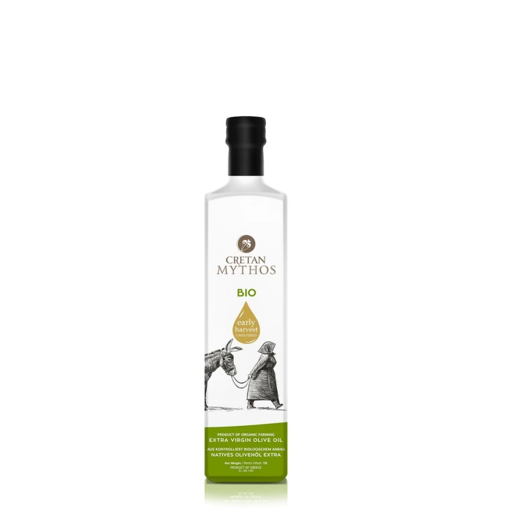 Cretan Mythos oliwa wczesnego zbioru extra virgin 1L BIO