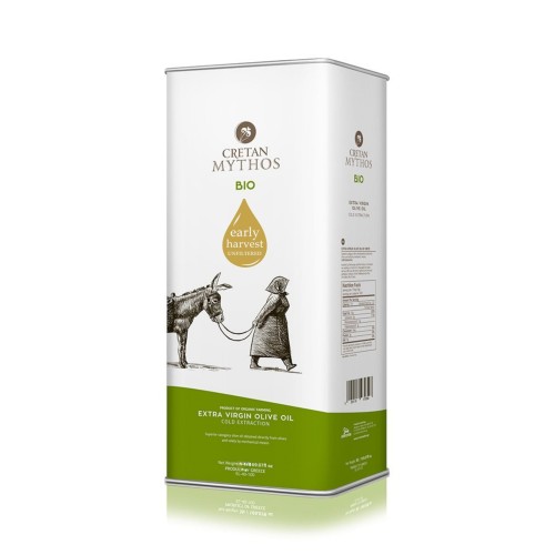Cretan Mythos oliwa wczesnego zbioru extra virgin 3L BIO