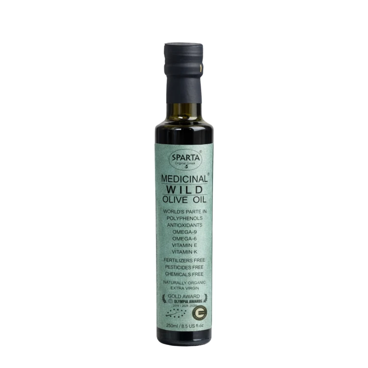 Sparta Medicinal oliwa extra virgin ultra high phenolic Green Label 250 ml BIO