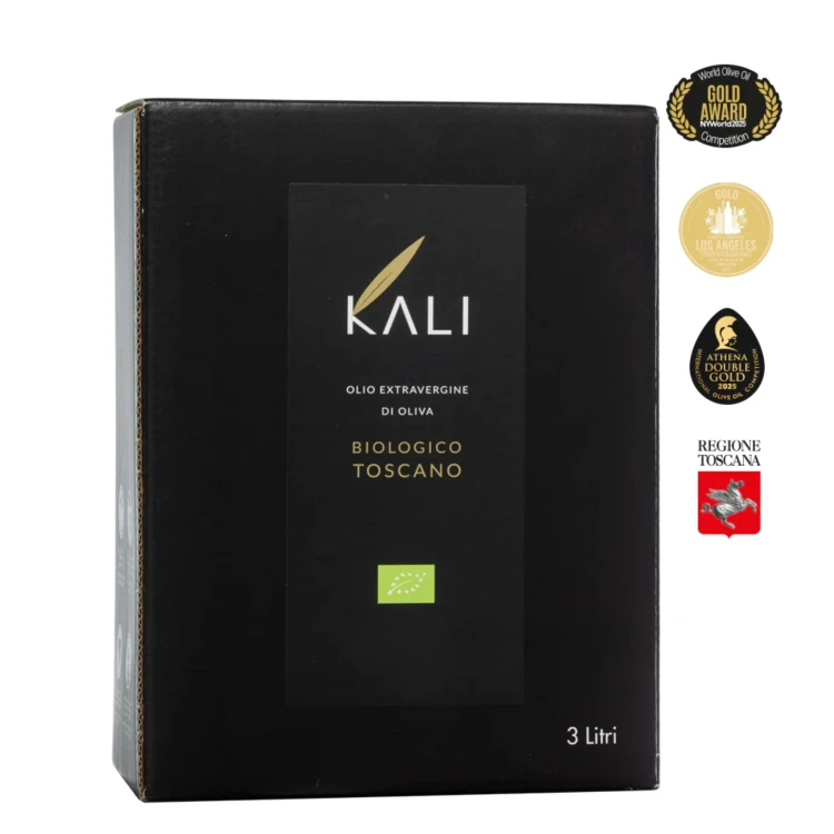 Kali Agri oliwa wczesnego zbioru extra virgin ultra premium Blend bag-in-box 3L BIO (bez certyfikatu PGI)