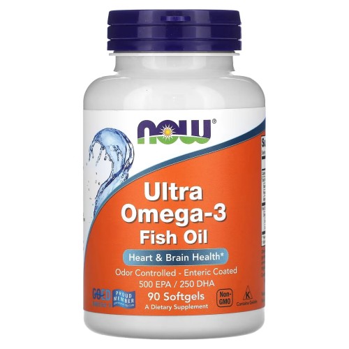 Now Foods Ultra Omega-3 500 mg EPA / 250 mg DHA 90 kapsułek