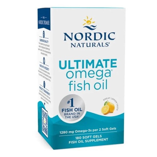 Nordic Naturals Ultimate Omega 1280 mg cytryna 180 kapsułek