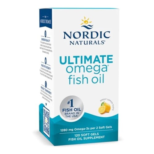 Nordic Naturals Ultimate Omega 1280 mg cytryna 120 kapsułek