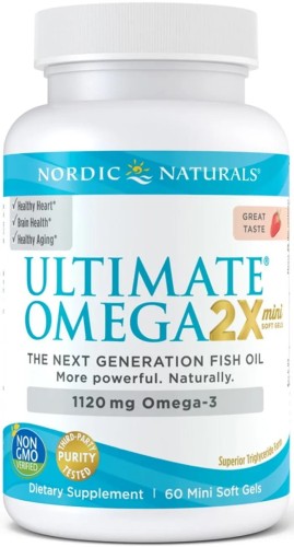 Nordic Naturals Ultimate Omega minis 1120mg truskawka 60 kapsułek