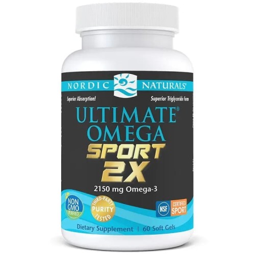 Nordic Naturals Ultimate Omega Sport 2X – 60 kapsułek (1075 mg na kapsułkę)