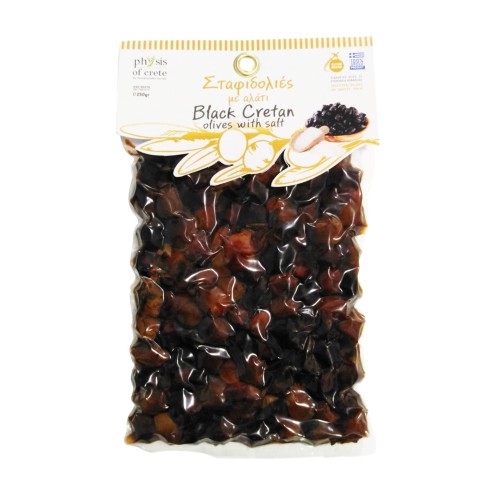 Physis of Crete oliwki niedrylowane ciemne suszone w soli 250g