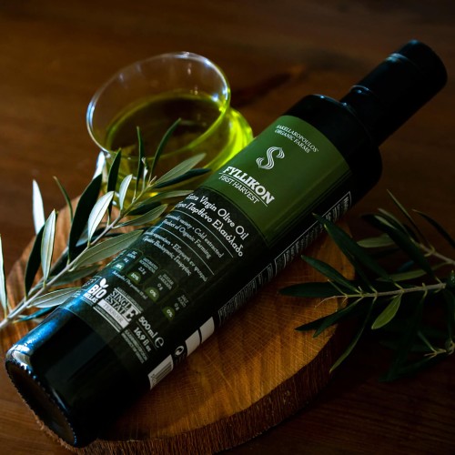 Sakellaropoulos oliwa extra virgin Fyllikon First Harvest 500ml BIO – zdjęcie 5