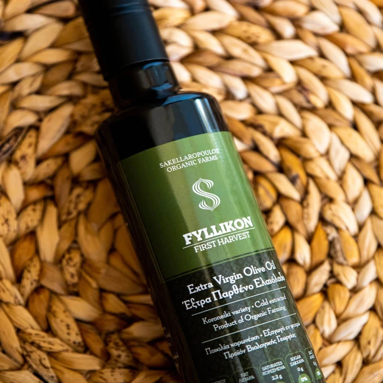 Sakellaropoulos oliwa extra virgin Fyllikon First Harvest 500ml BIO – zdjęcie 7