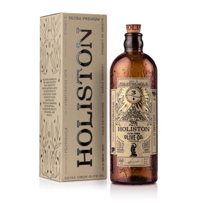 Holiston oliwa extra virgin Ultra Premium Phenolic 500ml (NMR: Suma 1197 mg/kg , Index D1 435 mg/kg)