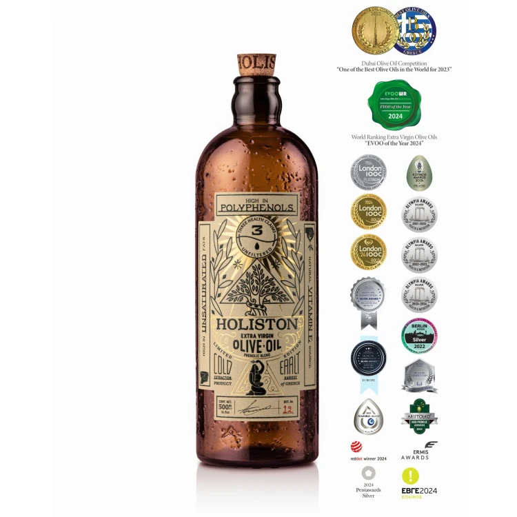 Holiston oliwa extra virgin Ultra Premium Phenolic 500ml – zdjęcie 3