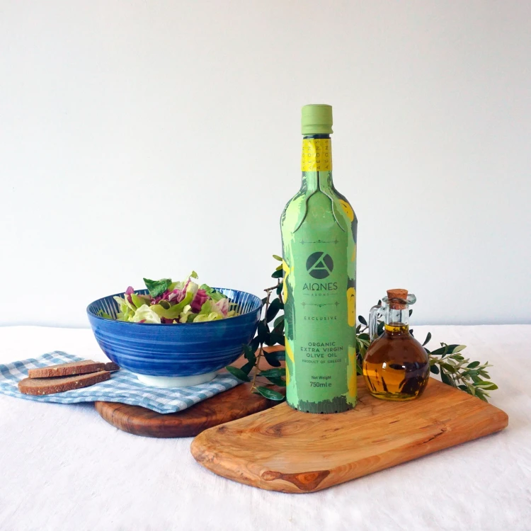 Aeons Exclusive oliwa extra virgin, innowacyjne papierowe opakowanie 750ml BIO – zdjęcie 14