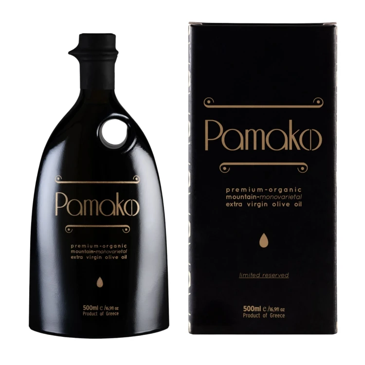 Pamako oliwa wczesnego zbioru extra virgin ultra premium Tsounati Monovarietal 500ml BIO