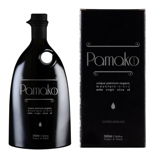 Pamako oliwa wczesnego zbioru extra virgin ultra premium Blend Tsounati/Koroneiki 500ml BIO