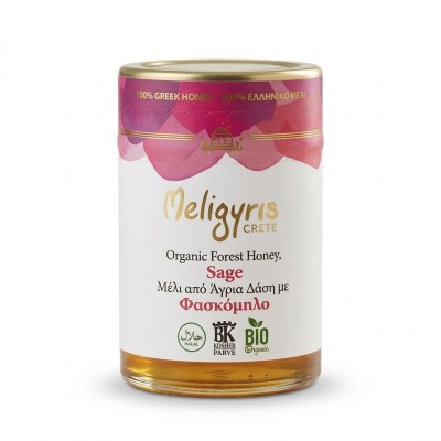 Meligyris miód z Krety leśny z szałwi 270g BIO