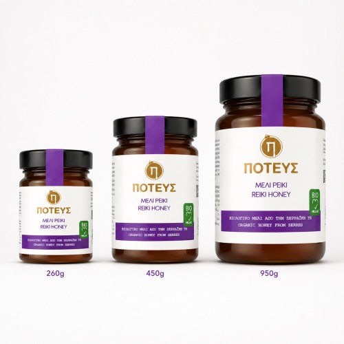 Poteus miód z Serres reiki wrzos premium 450g BIO