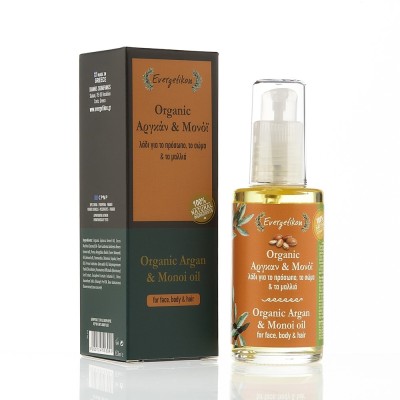 Evergetikon Organiczny Olej Arganowy i Monoi z Różą 60ml