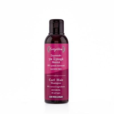 Evergetikon  Szampon do włosów kręconych aloes i argan 150ml