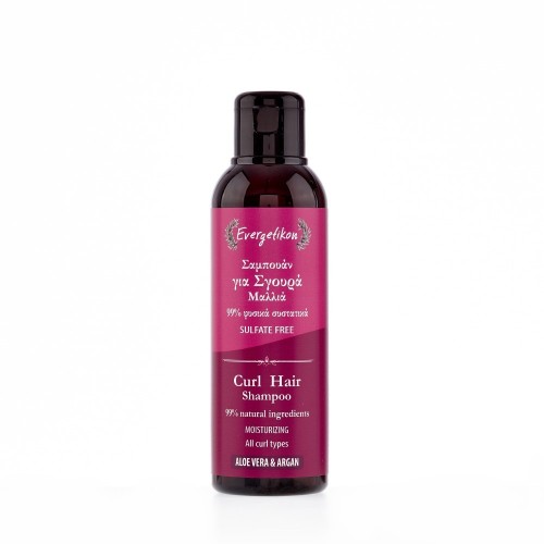 Evergetikon  Szampon do włosów kręconych aloes i argan 150ml