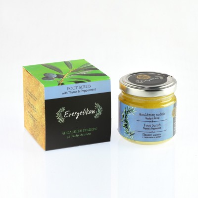 Evergetikon  Peeling do stóp tymianek i mięta 100ml