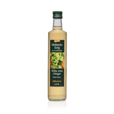 Epikouros winny ocet balsamiczny biały 500ml BIO Demeter