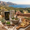 Physis of Crete — Duet z Sitii: Oliwa extra virgin 0.2 1L + oliwa 0.2 PDO Sitia 1L + miód leśny z szałwią 30g