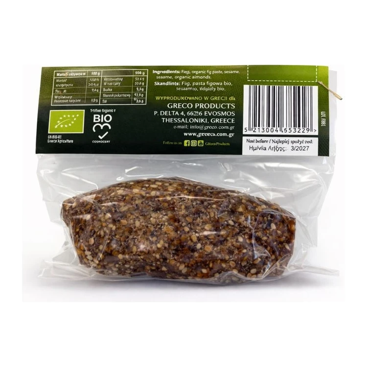 Greco batonik figowy 100g BIO – zdjęcie 2