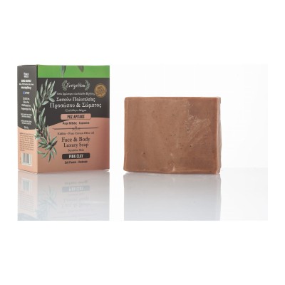 Evergetikon naturalne mydło z różową glinką 120-140g