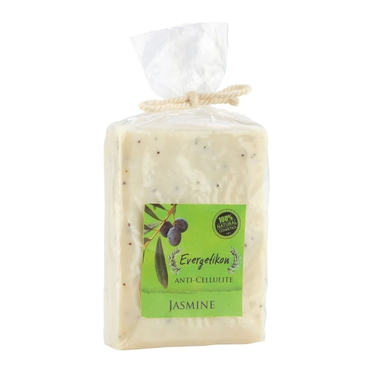 Evergetikon naturalne mydło jaśminowe z nasionami maku 120-140g