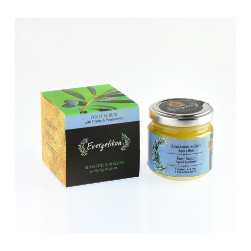 Evergetikon  Peeling do stóp tymianek i mięta 100ml
