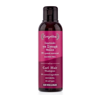 Evergetikon  Szampon do włosów kręconych aloes i argan 150ml