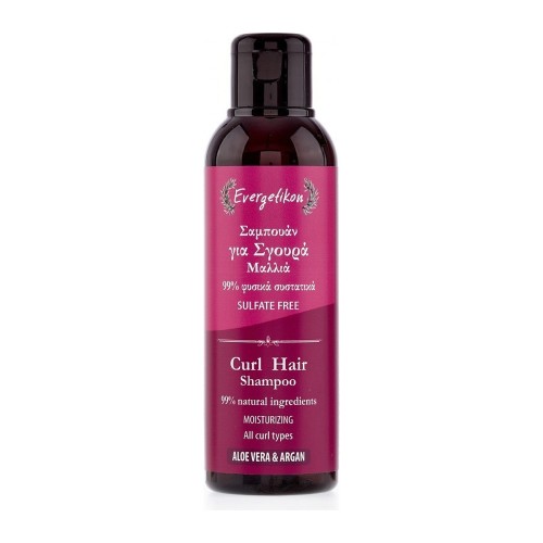 Evergetikon  Szampon do włosów kręconych aloes i argan 150ml