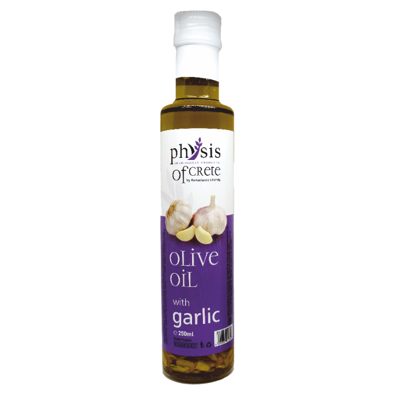 Physis of Crete oliwa extra virgin z czosnkiem 250ml