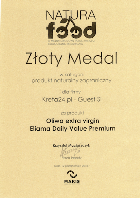 Eliama oliwa extra virgin Daily Value Premium 500ml – zdjęcie 2