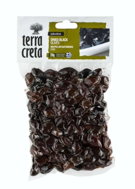 Oliwki Terra Creta ciemne niedrylowane suszone 250g
