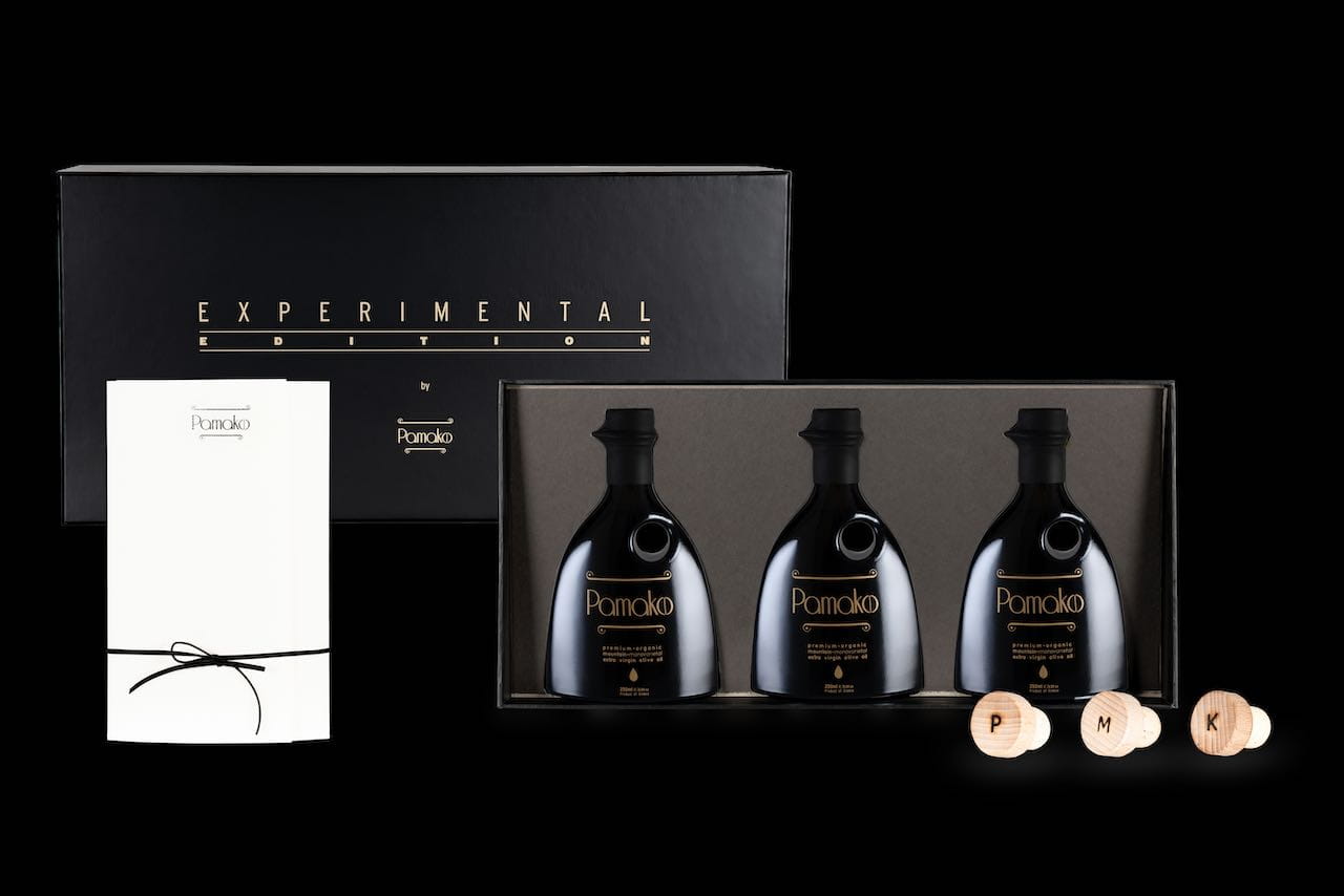 Pamako oliwa wczesnego zbioru extra virgin ultra premium Experimental Edition zestaw 3x250ml BIO – zdjęcie 3