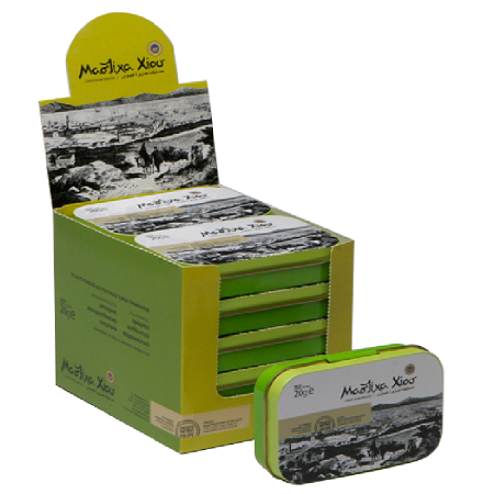Mastyks z Chios (mastiha) - żywica 20g (S) PDO metalbox – zdjęcie 3