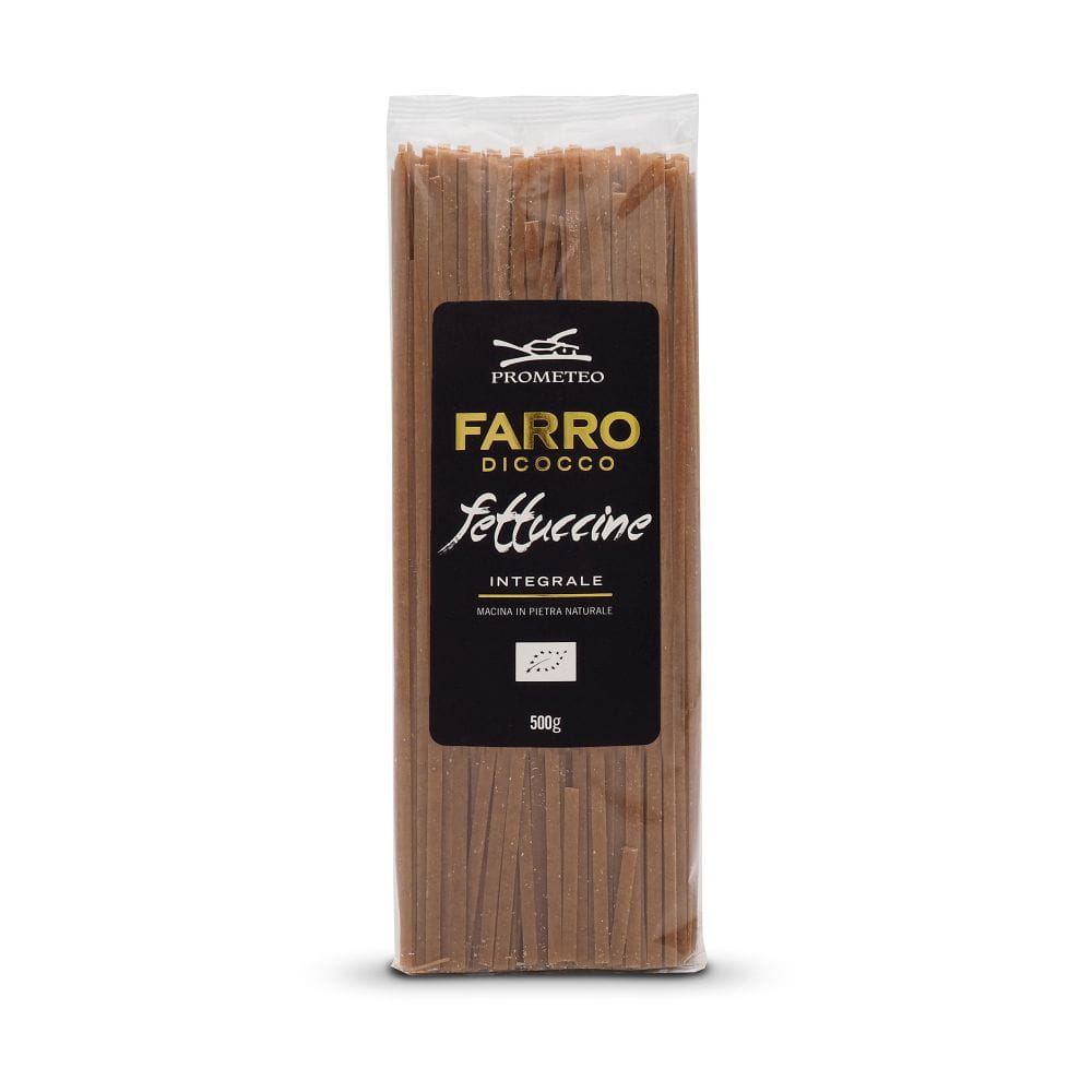 Prometeo makaron pełnoziarnisty z pszenicy płaskurki (emmer) fettuccine 250g BIO