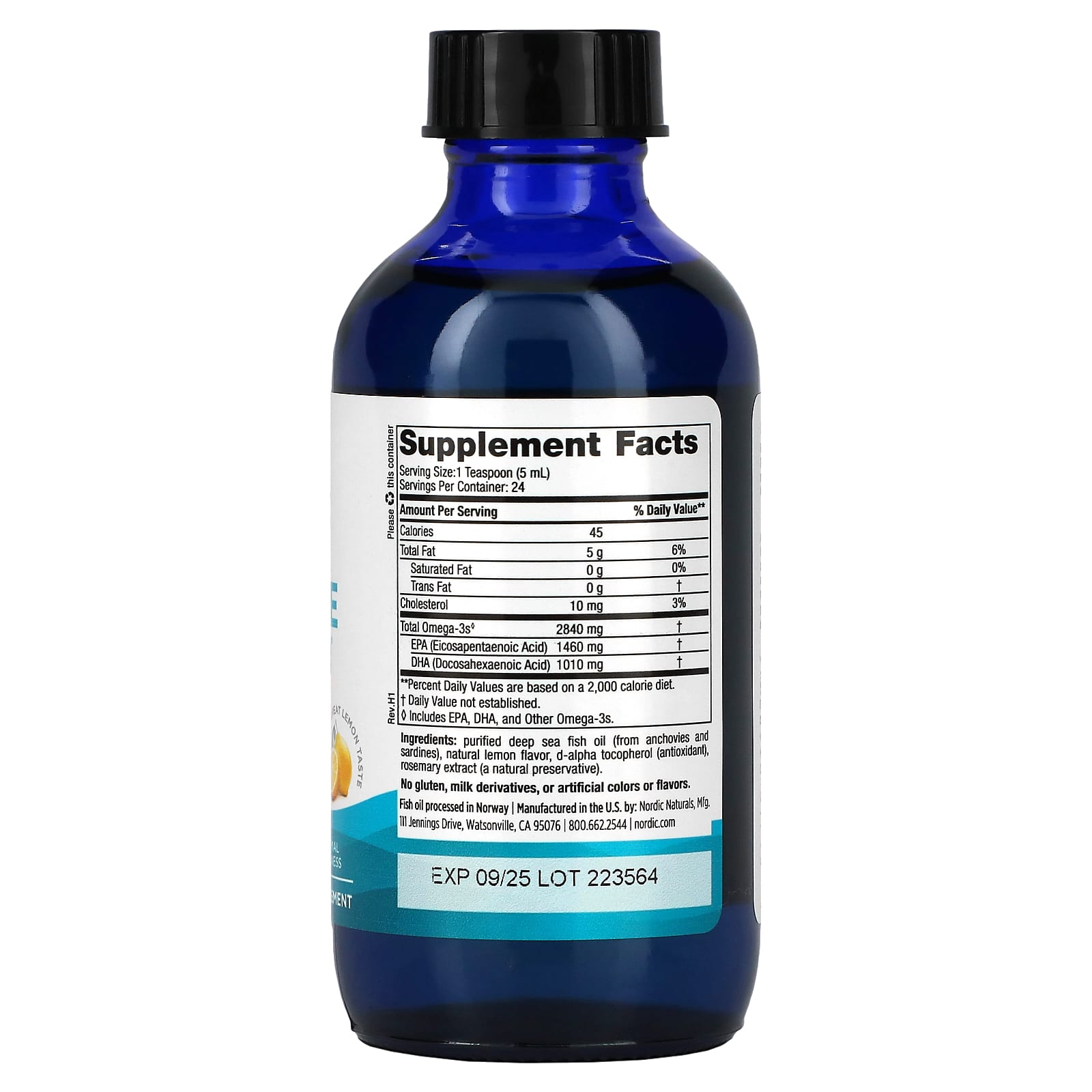 Nordic Naturals Ultimate Omega 2840 mg 119 ml – zdjęcie 2