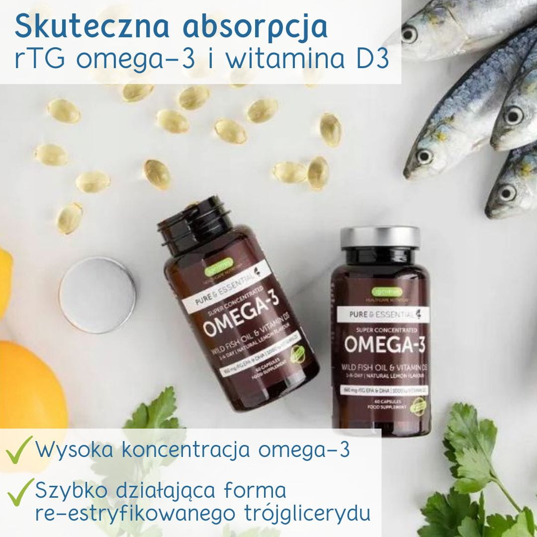 Igennus Omega 3 650mg EPA/DHA z vitaminą D3 60kaps – zdjęcie 2